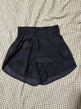 lululemon athletica Black Camo High-Rise Athletic Shorts